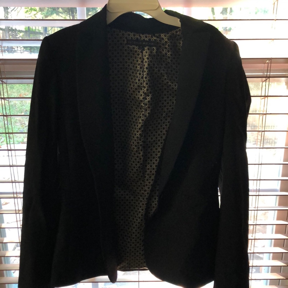 All black womens blazer